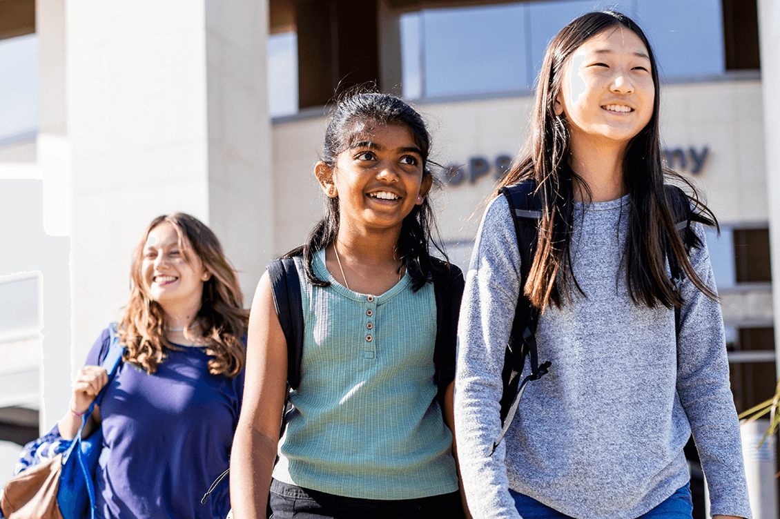 Students Walking