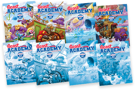 Beast Academy Level 4 books